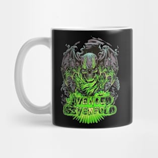 Avenged Skull Green Mug